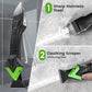 Caulking Tool Kit for Bathroom Kitchen Tile Grout Sealing, Smooth and Remove Old Sealant Easily (Black)