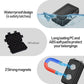 Compact Magnetic Key Holder with Strong Neodymium Magnet, Rubber-Sealed Compartment, and Durable ABS Casing for Discreet Vehicle-Mounted Storage—Ideal for EDC, Travel, and Emergency Access (Black)