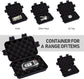 Compact Magnetic Key Holder with Strong Neodymium Magnet, Rubber-Sealed Compartment, and Durable ABS Casing for Discreet Vehicle-Mounted Storage—Ideal for EDC, Travel, and Emergency Access (Black)
