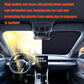 Universal Front Windshield Sun Shade for Cars SUVs Trucks, Heat Insulation UV Protection Foldable Visor 145x80cm (Silver)