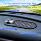 2-in-1 Car Dashboard Anti-Slip Mat with 360° Rotating Phone Holder – Holds Phone, Sunglasses & Keys, Spring-Clamp Grip, Non-Slip Silicone, Universal Fit (Grey- Black)