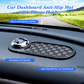 2-in-1 Car Dashboard Anti-Slip Mat with 360° Rotating Phone Holder – Holds Phone, Sunglasses & Keys, Spring-Clamp Grip, Non-Slip Silicone, Universal Fit (Brown- Black)
