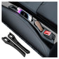 2-Pack Car Seat Gap Plugs – Dual-Function Gap Filler & Storage Organizer for Phones, Keys & Cards, Flexible EVA, Universal Fit, No Tools Needed (Black)