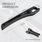 2-Pack Car Seat Gap Plugs – Dual-Function Gap Filler & Storage Organizer for Phones, Keys & Cards, Flexible EVA, Universal Fit, No Tools Needed (Black)