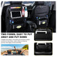 Car Back Seat Organizer with Foldable Table Tray – Universal Rear Seat Storage Bag, Multi-Pocket Holder for Tablet, Drinks & Essentials (Black)