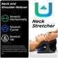 Adjustable Airbag Neck Stretcher – Ergonomic Cervical Traction Pillow with 8 Massage Points for Neck Pain Relief, Portable Spinal Alignment Device for Home, Office, and Travel Use (Black)