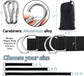 5ft Heavy-Duty Tree Swing Straps Kit – 2000lb Capacity, Includes Carabiners & Felt Protectors for Kids’ Backyard Swings (Black)