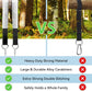 8ft Premium Polyester Swing Straps Set – 3000lb Load Rating, with Locking Carabiners & Tree Guards for Family Hammocks & Outdoor Play (Black)