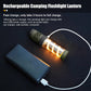 Rechargeable 3-in-1 Camping Light with Mosquito Repellent & Dual Heating – Bright Flashlight, Warm Lantern, Type-C Charging (Army Green)