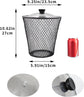 4 Pack Underground Worm Composting Bin with Lid, Metal Mesh Bucket for Organic Waste, Garden Soil Enrichment Tool (Silver)