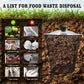 4 Pack Underground Worm Composting Bin with Lid, Metal Mesh Bucket for Organic Waste, Garden Soil Enrichment Tool (Silver)