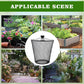 4 Pack Underground Worm Composting Bin with Lid, Metal Mesh Bucket for Organic Waste, Garden Soil Enrichment Tool (Silver)