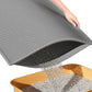 Double-Layer EVA Cat Litter Mat for Litter Box, Honeycomb Design Traps Scattered Sand, Waterproof & Non-Slip Floor Protector, Easy to Clean & Reuse (Grey)