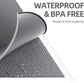 Double-Layer EVA Cat Litter Mat for Litter Box, Honeycomb Design Traps Scattered Sand, Waterproof & Non-Slip Floor Protector, Easy to Clean & Reuse (Grey)