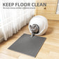 Double-Layer EVA Cat Litter Mat for Litter Box, Honeycomb Design Traps Scattered Sand, Waterproof & Non-Slip Floor Protector, Easy to Clean & Reuse (Grey)