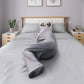 Hooded Sleep Pod: Adults Large Wearable Blanket – Comfy Hooded Cocoon, Cooling, Machine Washable (Grey, 185×50cm)