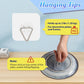 20-Pack Invisible Adhesive Plate Hangers for Wall Decor, Heavy Duty Triangle Hooks for Plates, Frames & Art (Transparent)