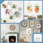 20-Pack Invisible Adhesive Plate Hangers for Wall Decor, Heavy Duty Triangle Hooks for Plates, Frames & Art (Transparent)
