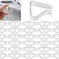 Transparent Small Tablecloth Clips for Thin Tables – Compact Plastic Holders for Indoor Meals, Picnics & Casual Gatherings (Clear)