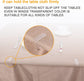 Transparent Small Tablecloth Clips for Thin Tables – Compact Plastic Holders for Indoor Meals, Picnics & Casual Gatherings (Clear)
