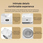 Dual-Head Auto-Oscillating Desktop Fan for Office & Bedroom, USB Rechargeable Portable Cooling with LED Display (White)