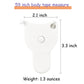 Soft Retractable Body Tape Measure for Fitness, Tailoring & Home Use – 60-Inch Dual-Scale Measuring Tape with Lock, 3-Pack of Identical Units (White)