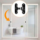 90/180 Degree Zinc Alloy Flip Lock for Barn & Sliding Doors – Heavy Duty Security Latch for Cabinets, Windows & Sheds (Black)