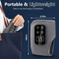 Wireless Foot & Ankle Massager with Heat & Vibration for Home & On-the-Go Comfort (black)