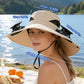 Solar-Powered Dual-Fan Sun Hat – UPF 50+ Wide-Brim Outdoor Hat with 2 USB/Solar Rechargeable Fans, Adjustable Strap, Breathable Mesh, for Fishing, Hiking, Beach & Gardening; Unisex Cooling Cap with 800mAh Battery (Dark- Grey)