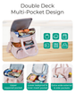 Double-Layer Insulated Lunch Bag with Quilted Design – 11.8L Cooler Tote for Work, Picnics & Travel (Camel) | Other Colors Available In-Store