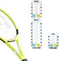 Tennis Racket Scorekeeper 2-Pack in White – Dual Portable Score Trackers for Points, Games & Sets | Other Colours Available In-Store