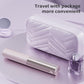 Wireless Mini Hair Straightener with Digital Display – Portable Ceramic Flat Iron for Travel, Quick Heat-up & 4-Temperature Settings (Pink)