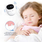 Wireless Bedwetting Alarm for Kids & Adults – Reusable Urine Sensor with Vibration & Sound Alert, No Wires, Easy Clip Design, USB Charging (White)