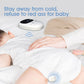 Wireless Bedwetting Alarm for Kids & Adults – Reusable Urine Sensor with Vibration & Sound Alert, No Wires, Easy Clip Design, USB Charging (White)