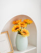 Modern Ceramic Vase Set (3-Piece): Minimalist Home Decor for Living Room Flower Arrangements (Blue) | Other Styles Available in Store