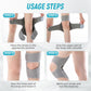 Knee Assistive Brace with Carbon Steel Spring Support – Breathable Perforated Sleeve, Adjustable Straps, Joint Stabilization & Pain Relief for Walking, Running, Hiking, Rehabilitation; Unisex Design for Men & Women (Grey)