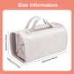 4-in-1 Expandable Makeup Bag with Removable Pockets – Waterproof Travel Cosmetic Organizer for Women, Large Capacity Vanity Case with Hanging Design (Pink)