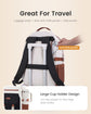 School Backpack for Teens & Students – Large Capacity Laptop Bag with 15.6 Inch Compartment, Waterproof Fabric & Multiple Pockets, Ideal for College, Travel, and Daily Use (Black)