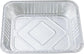 10 Pack Heavy-Duty Disposable Aluminum Foil Pans for Baking, Grilling & Catering – Extra Thick Rectangular Trays for Oven, BBQ & Steam Table Use (Silver)
