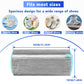 2-Pack Reusable Shoe Washing Machine Bag – White Protective Laundry Bag for All Shoes, Anti-Deformation & Deep Clean with Zipper Lock (Grey)