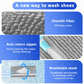 2-Pack Reusable Shoe Washing Machine Bag – White Protective Laundry Bag for All Shoes, Anti-Deformation & Deep Clean with Zipper Lock (Grey)