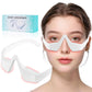 Eye Contour Beauty Goggles – Portable Anti-Aging Eye Massager with Vibration & Light Function, Lightweight Design for Wrinkle Reduction and Dark Circle Minimization – Ideal for Daily Skincare Routine (White)