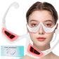 Eye Contour Beauty Goggles – Portable Anti-Aging Eye Massager with Vibration & Light Function, Lightweight Design for Wrinkle Reduction and Dark Circle Minimization – Ideal for Daily Skincare Routine (White)