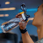 Portable Sport Water Bottle with Handle – Large Capacity Fitness Water Bottle for Gym, Hiking, Cycling, Outdoor Use – BPA-Free & Leak-Proof (Gray,1000ml)