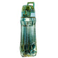 Portable Sport Water Bottle with Handle – Large Capacity Fitness Water Bottle for Gym, Hiking, Cycling, Outdoor Use – BPA-Free & Leak-Proof (Green,750ml)
