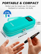Portable Insulin Cooler Case with Digital Temperature Display – Travel Insulin Storage Bag with 2 TSA Ice Packs, Diabetes Supplies Organizer (Green)