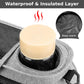 Universal Stroller Organizer with Insulated Cup Holders, Detachable Wristlet & Adjustable Shoulder Strap for Diapers, Bottles & Essentials (Grey)