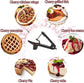 Stainless Steel Cherry Pitter for Jam, Pie & Desserts – Ergonomic Handheld Fruit Corer with Lock Design (Black)