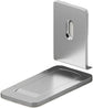 Ultra-Thin Magnetic Door Stopper – Self-Adhesive, Anti-Collision, Windproof, One-Push Locking, Discreet Design for Glass Doors (Steel Gray)