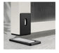Ultra-Thin Magnetic Door Stopper – Self-Adhesive, Anti-Collision, Windproof, One-Push Locking, Discreet Design for Glass Doors (Black)